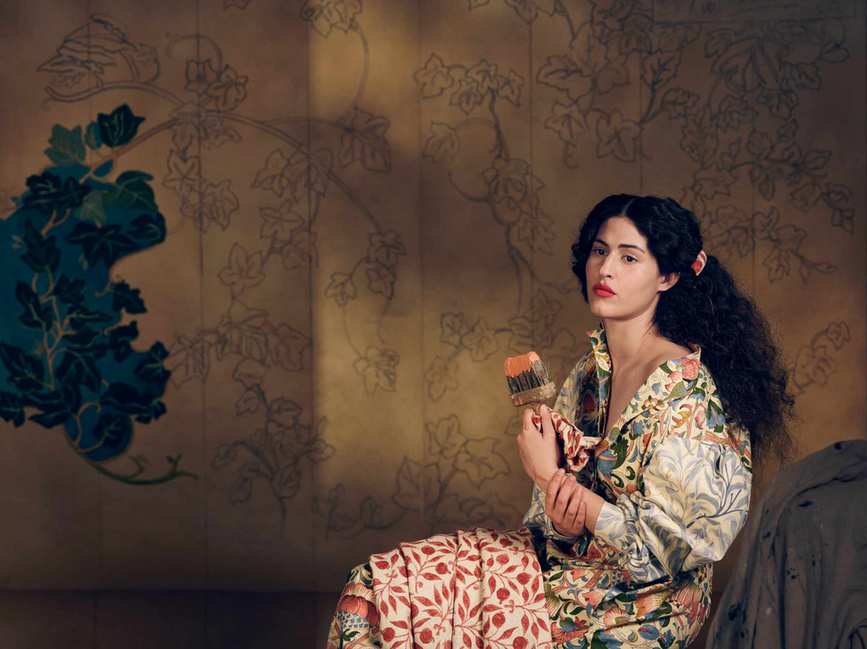 Morris & Co recreation of Pre-Raphaelite painting