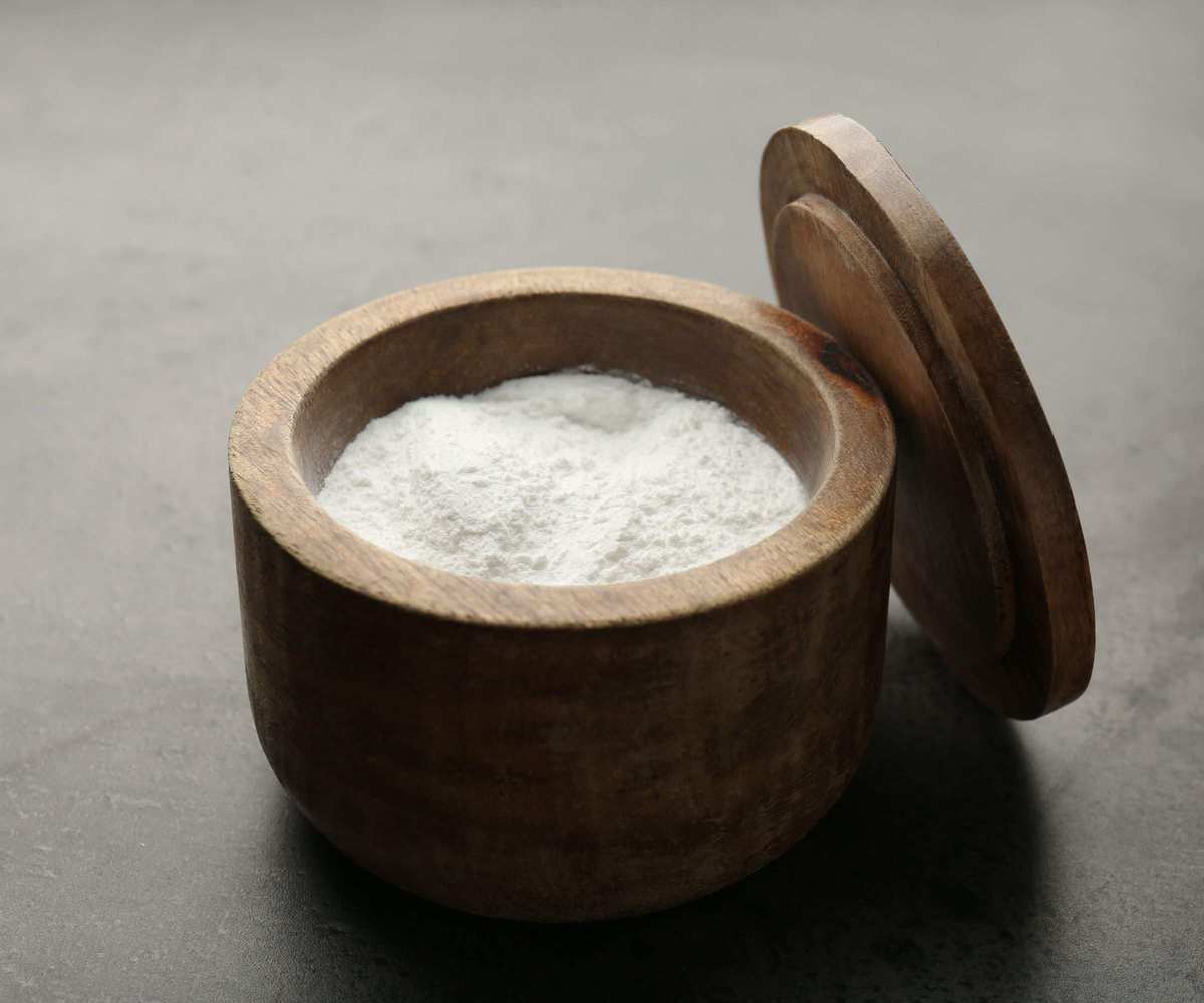 Baking soda in a bowl
