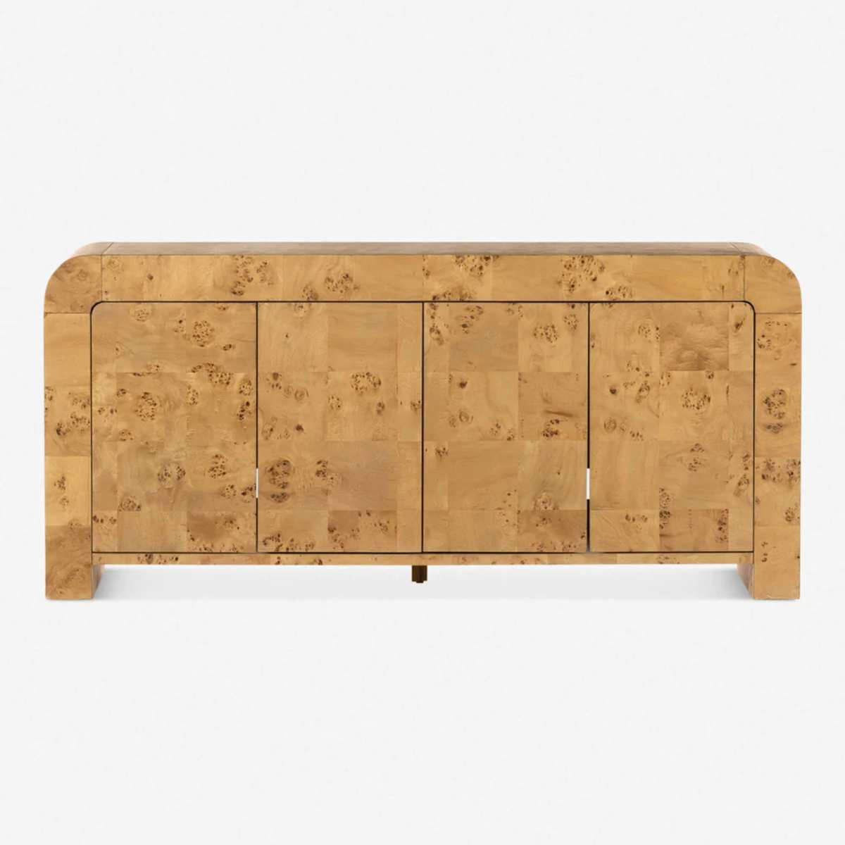 lulu and georgia burl wood console