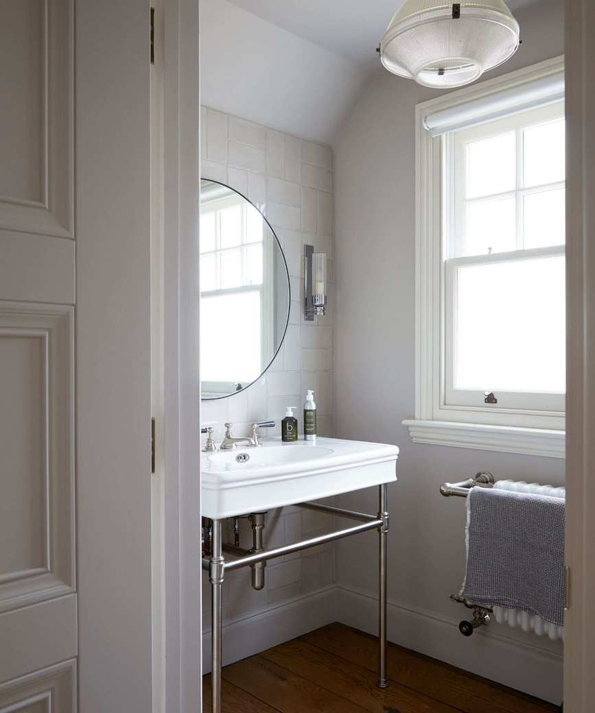 A white bathroom