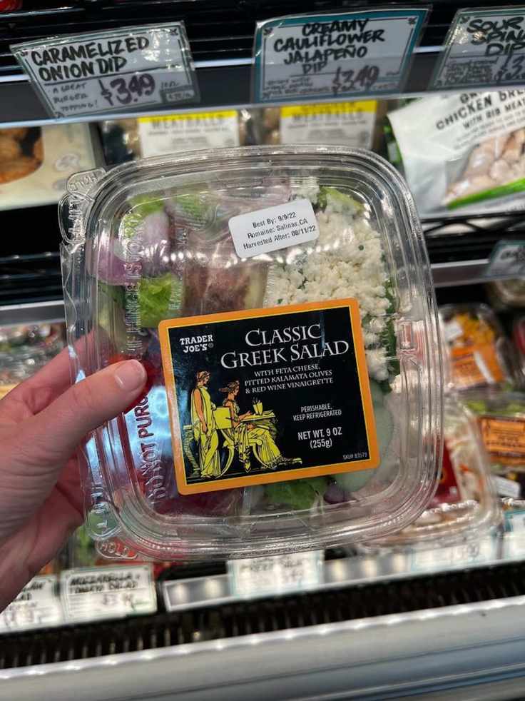 trader joe's classic greek salad