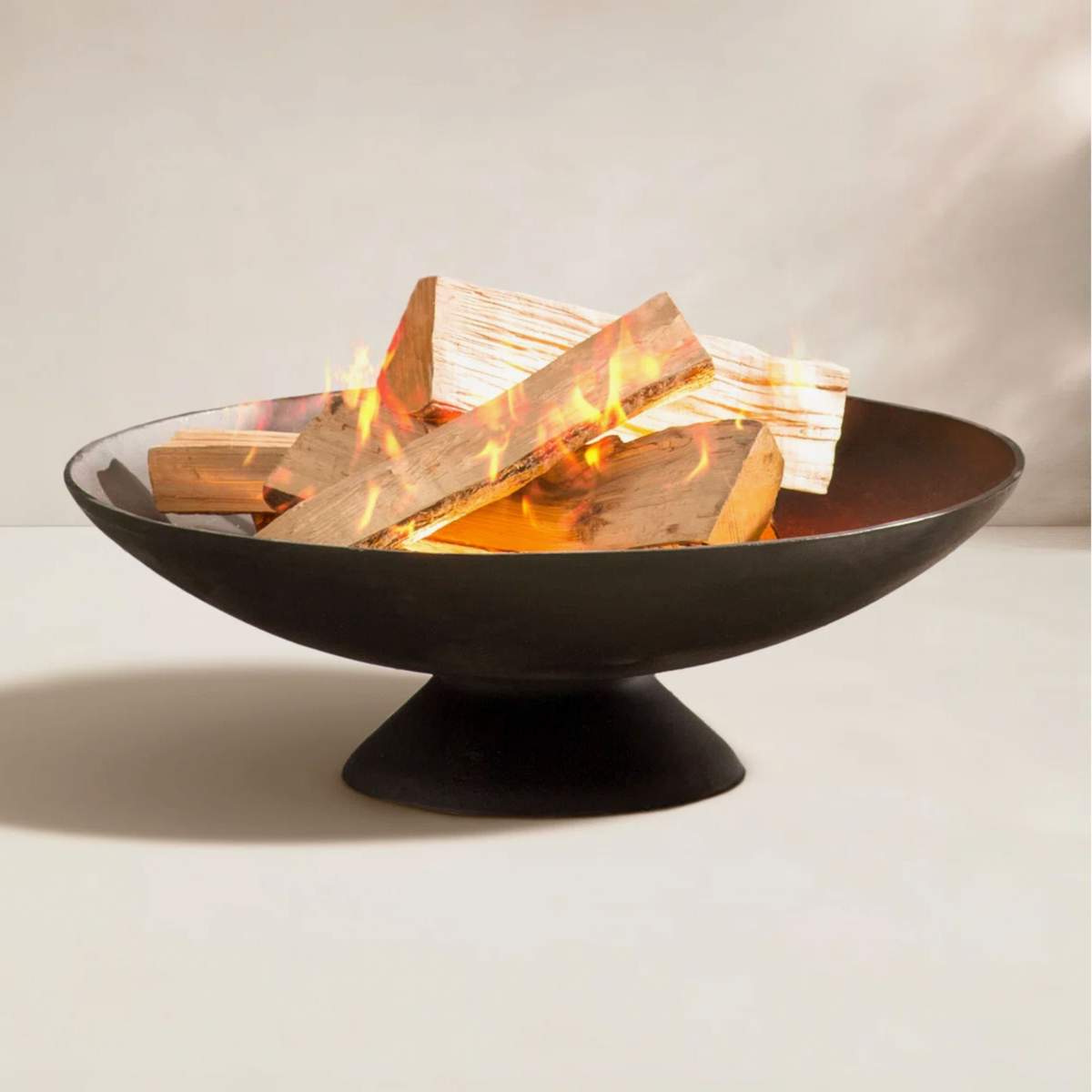 log fire pit