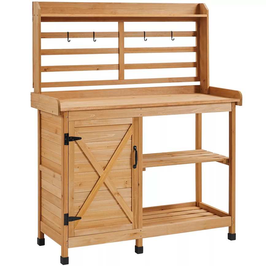 Yaheetech 4-Layer Garden Potting Bench Table Garden Workstation