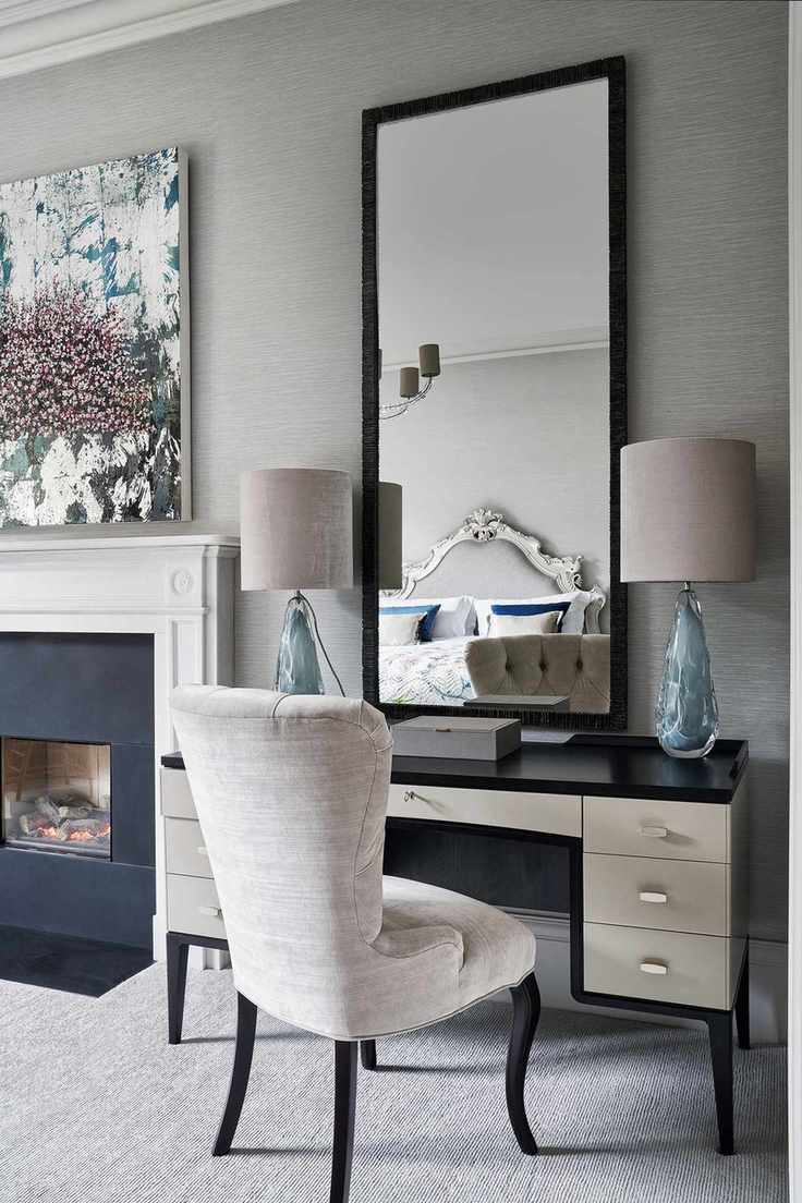 Bedroom with a dressing table
