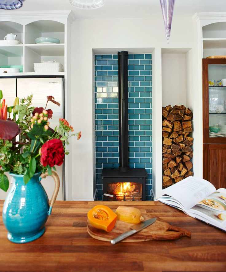 Kitchen countertop in wood