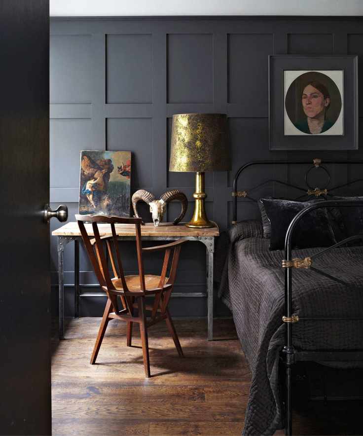 Gothic style bedroom