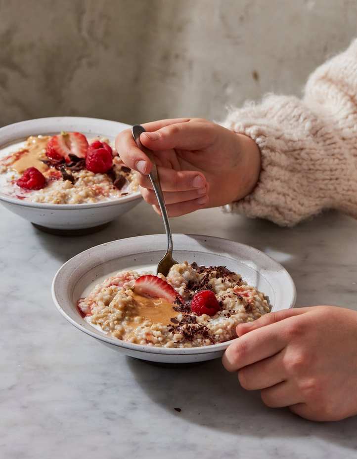Porridge with Figs and Papaya