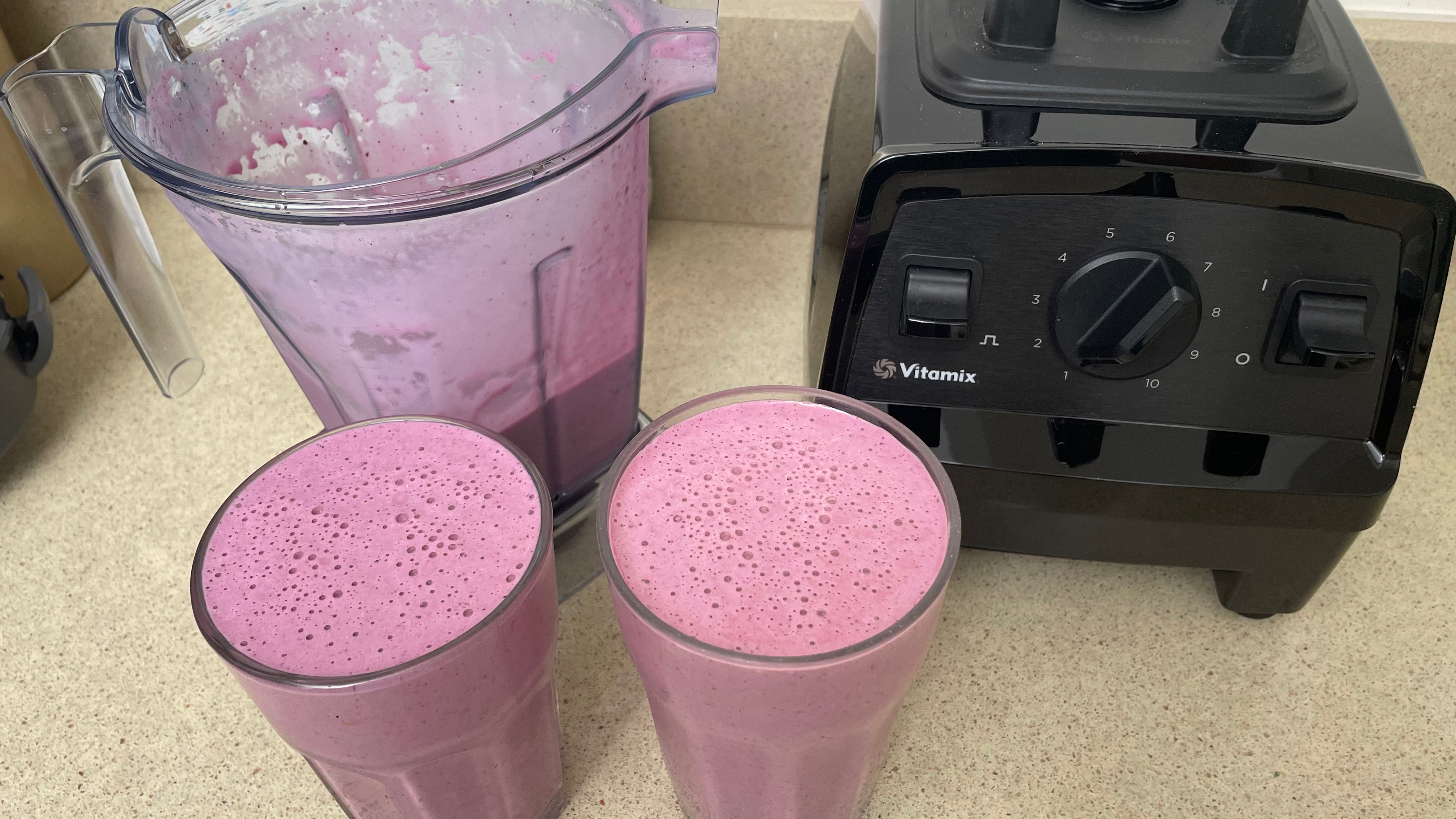 Testing smoothies in the Vitamix E310 Explorian