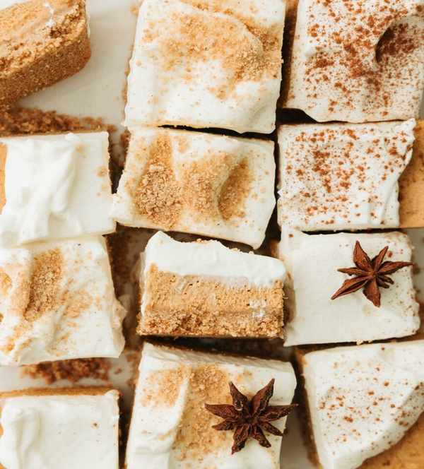 no bake pumpkin pie bars for thanksgiving