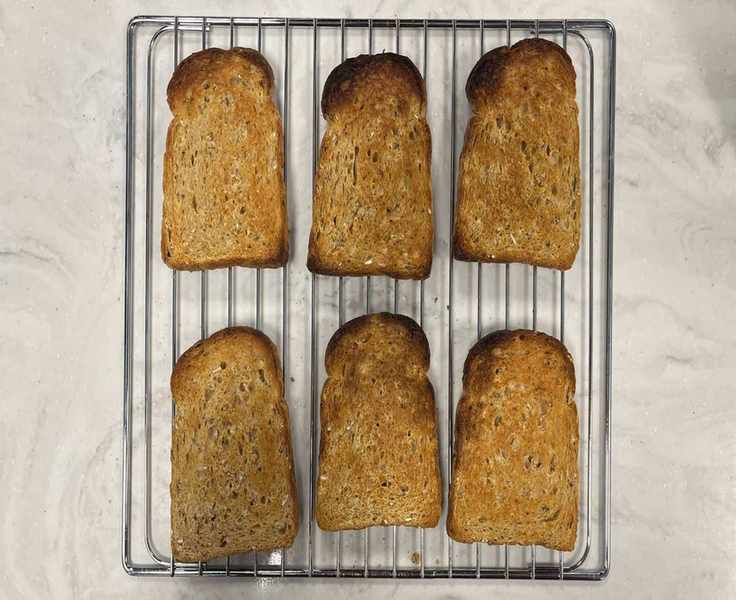 Toasted bread results