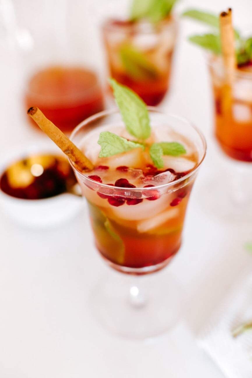 pomegrante spice cocktail