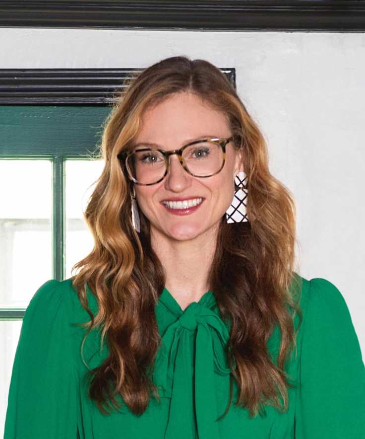portrait of Emily Spanos of Emily June Designs