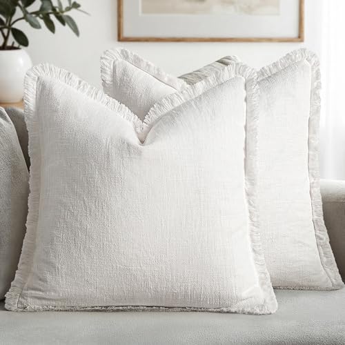 Miulee Christmas Decorative Throw Pillow Covers