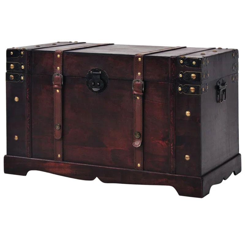 Bernece Vintage Treasure Chest Wood