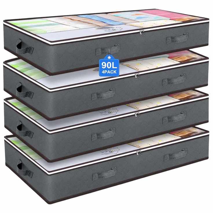 Budding Joy 90L Under Bed Storage Containers