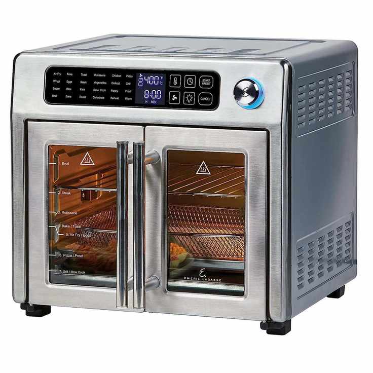 Emeril Lagasse Extra Large Air Fryer against a white background.