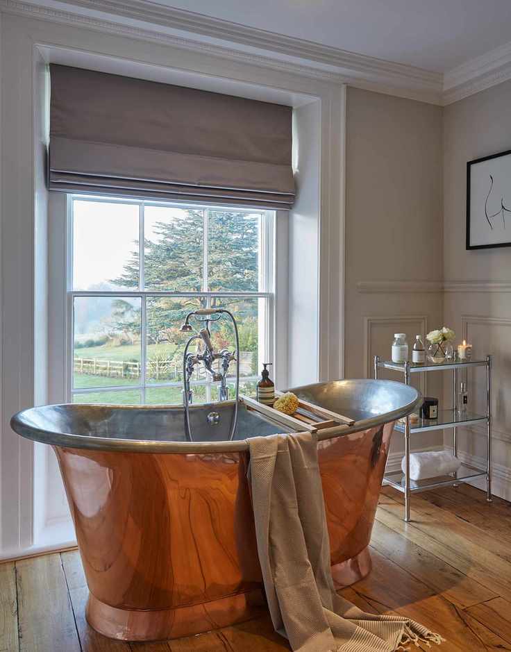 Bathroom with blackout blind