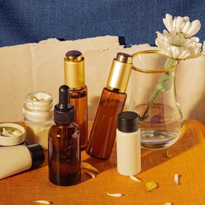 Collection of Skin Care Products 