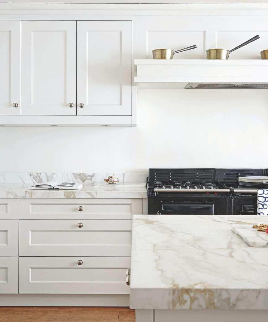 Kitchen with a large oven