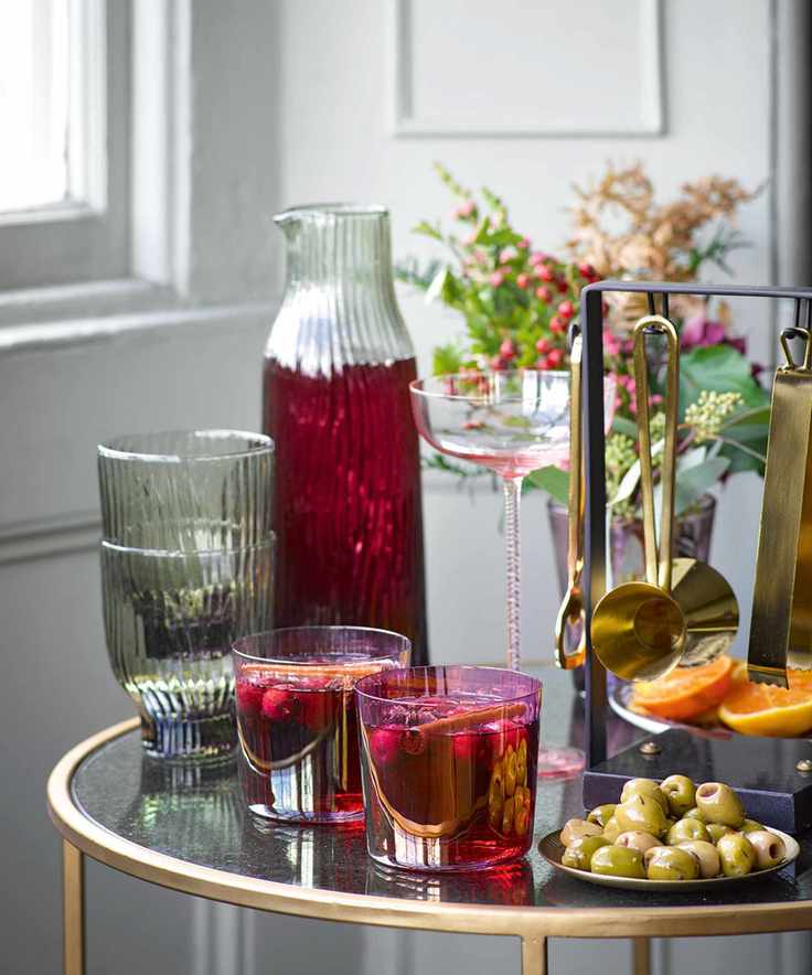 Bar cart for guests