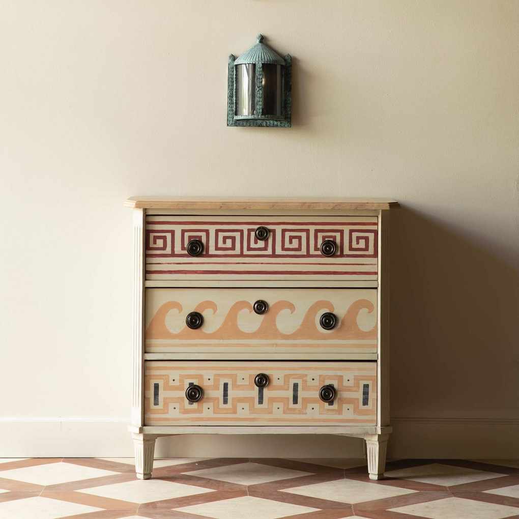 Stylish painted chest