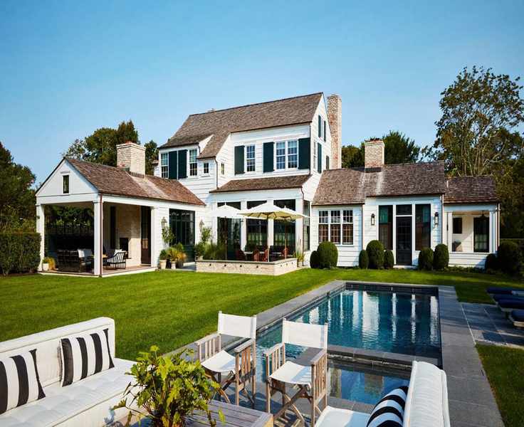 Bryan Graybill's house and garden with pool