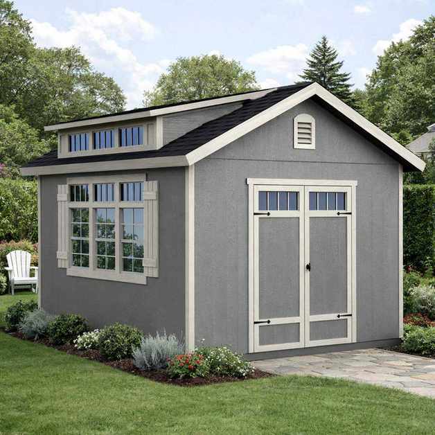 Handy Home Windemere Wood Storage Shed 10 Ft. W X 12 Ft. D & Reviews | Wayfair