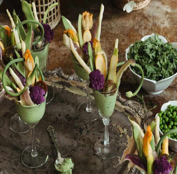 kale pea & ricotta spread