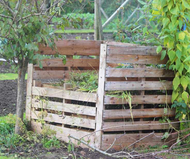 Pallet compost bin