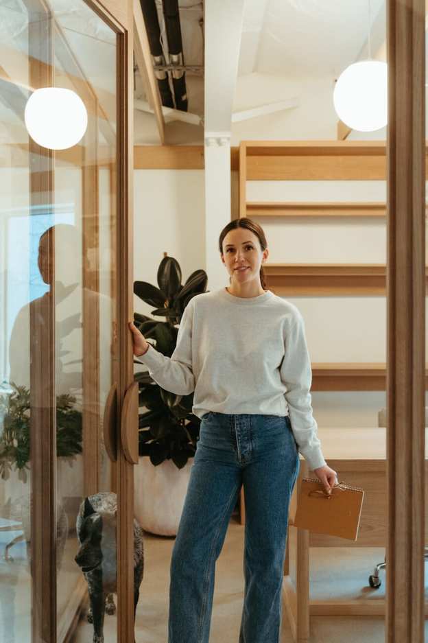 Adriene Mishler in her Austin, Texas office.
