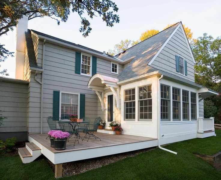 american house exterior with porch