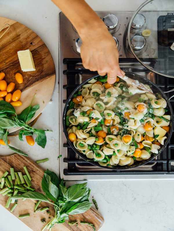 cooking one pot pasta primavera