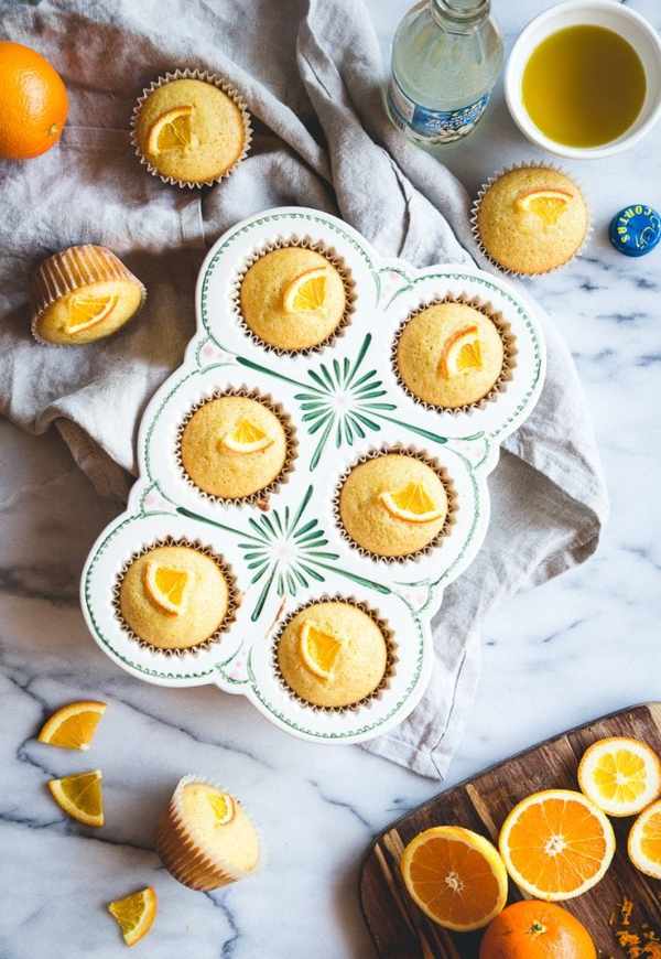 olive oil & orange blossom mufffins