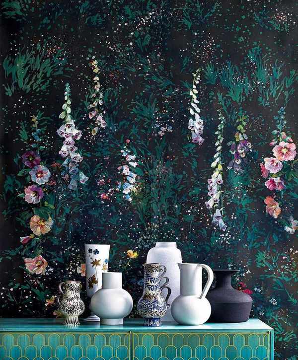Flora Roberts Foxgloves mural