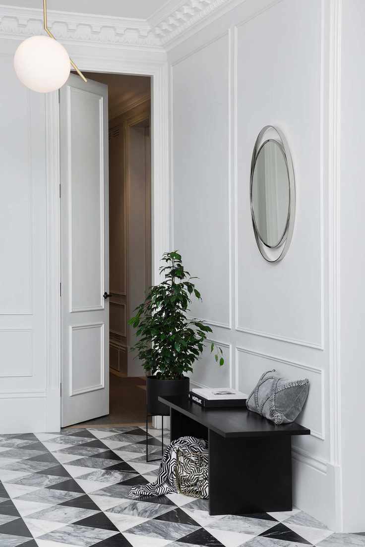 Luxe hallway mirror from Amara