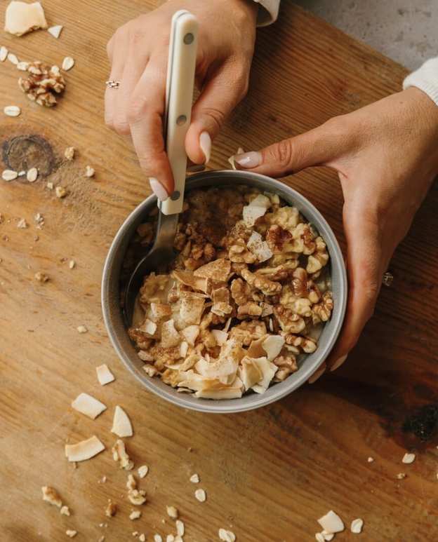 fall morning rituals oatmeal