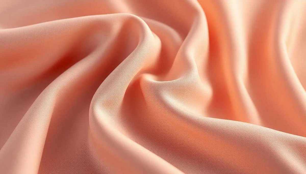 A close-up view of modal fabric showcasing its silky texture.