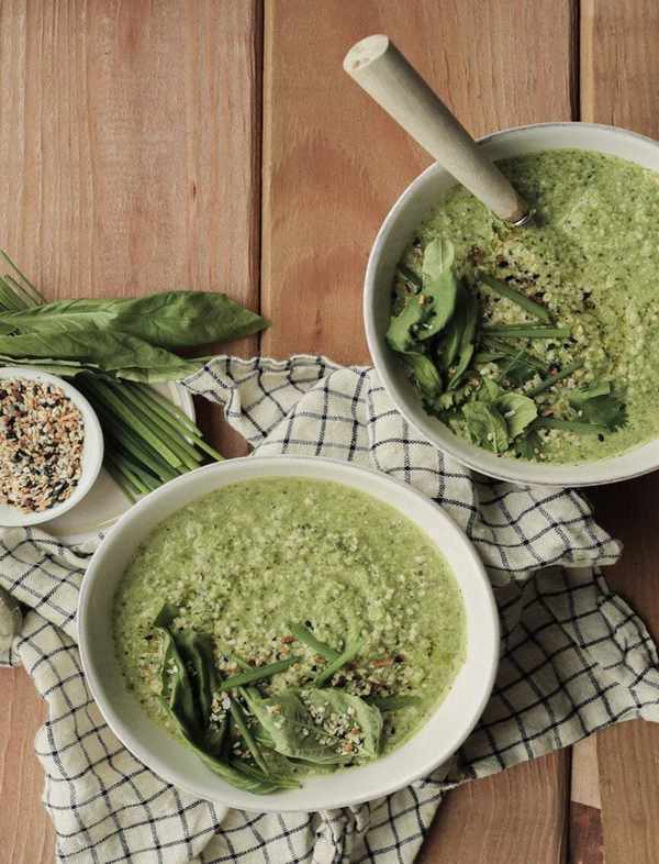 big green immunity boosting soup