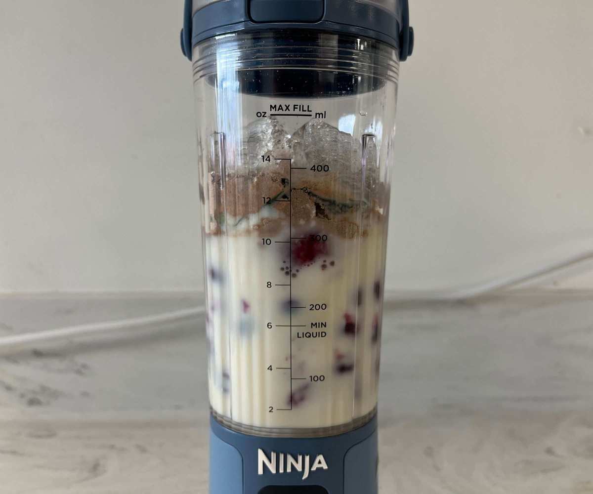 Ingredients for a protein shake