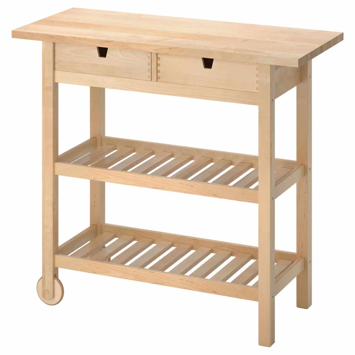 IKEA FÖRHÖJA Kitchen cart in birch