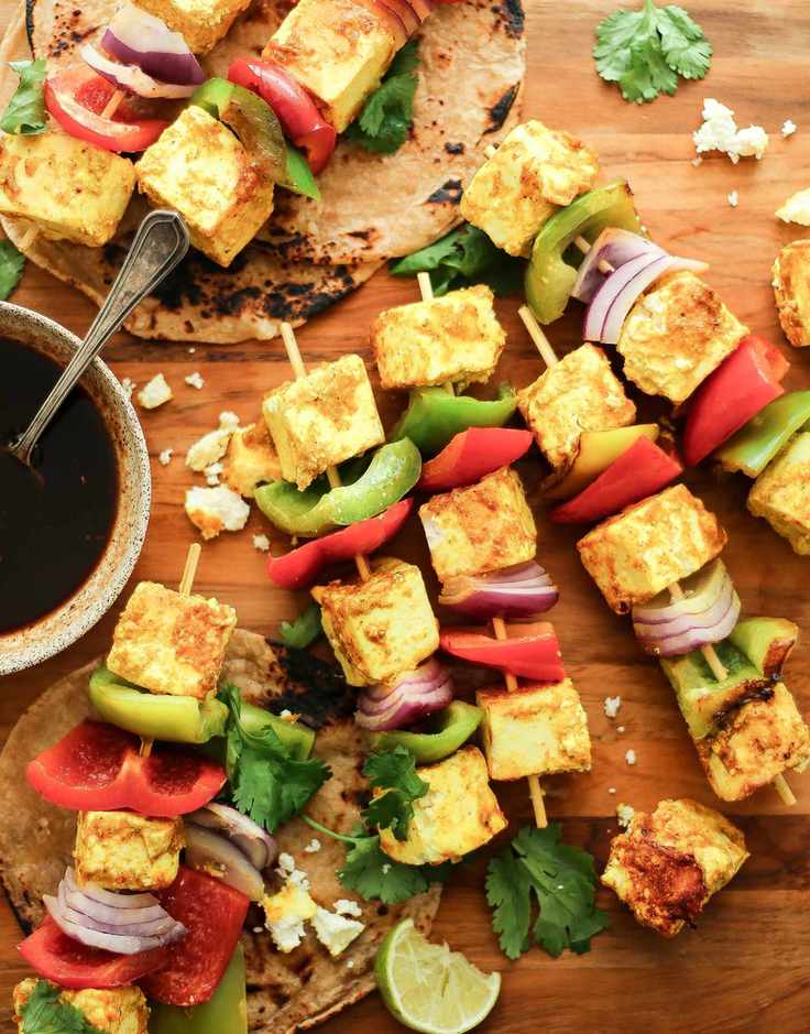 Paneer tikka kebabs are an essential vegetarian dish for summer barbecues