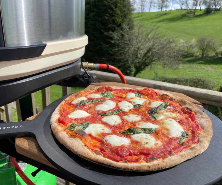 A pizza made in the Gozney Arc