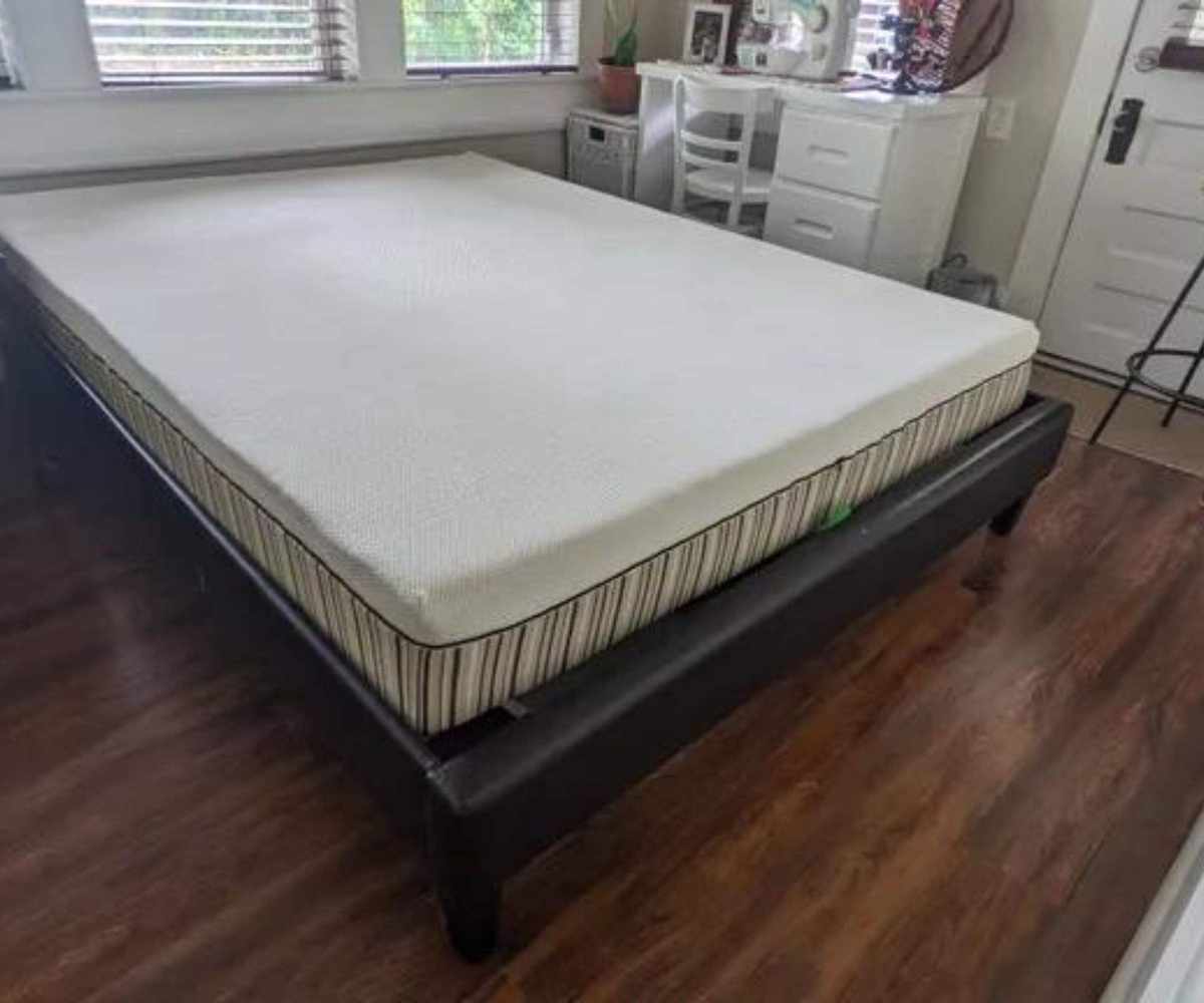 Essentia Classic REM5 Mattress next to vanity