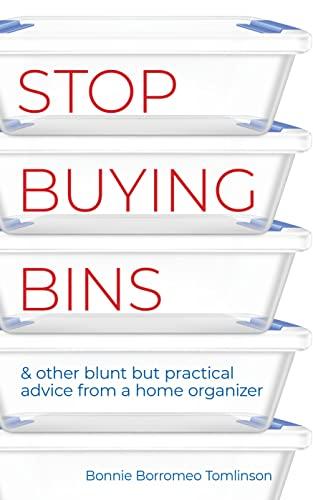 Stop buying bins book cover