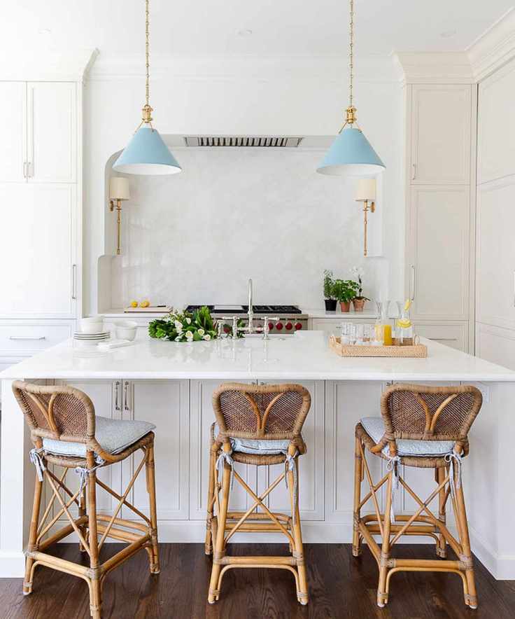 neutral kitchen with island unit