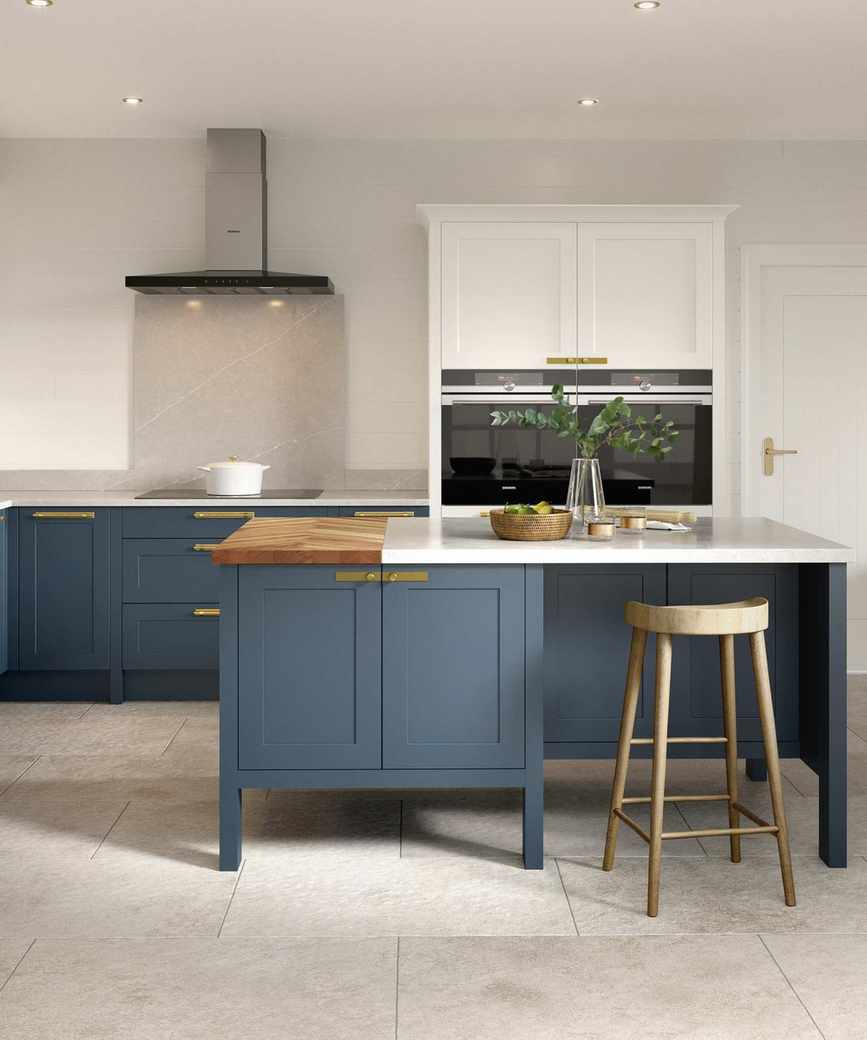 Mixed materials kitchen trend