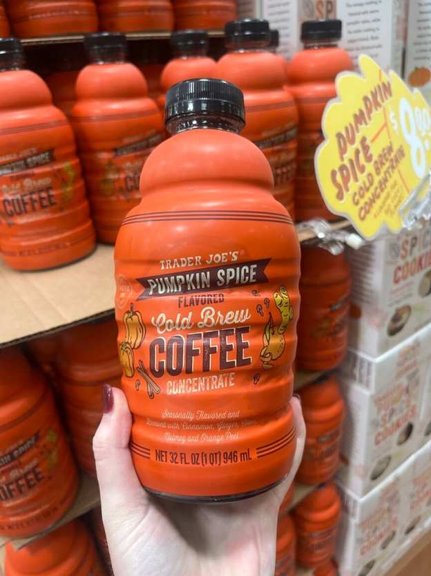 pumpkin spice cold brew_trader joe's fall 2024