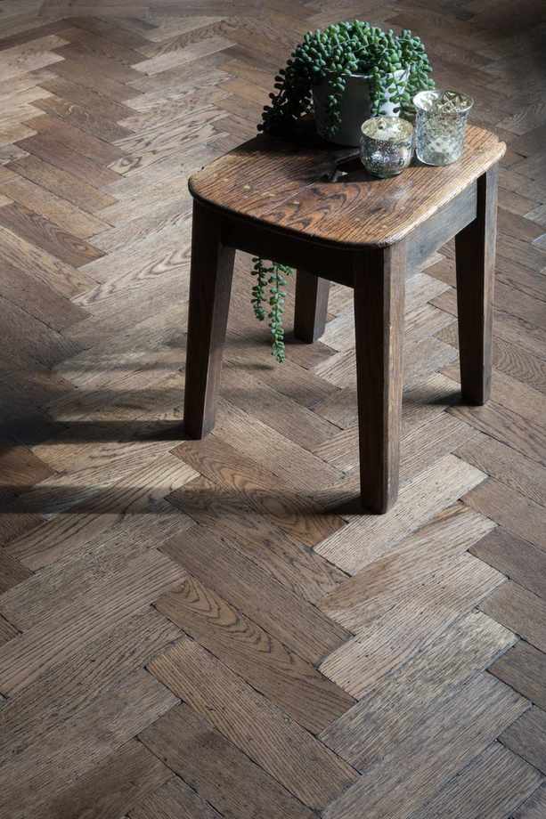 Oak aged parquet