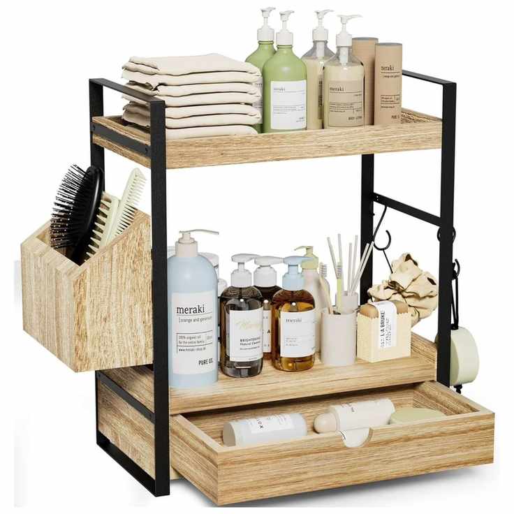 Gijjgole 2-Tier Bathroom Counter Organizer