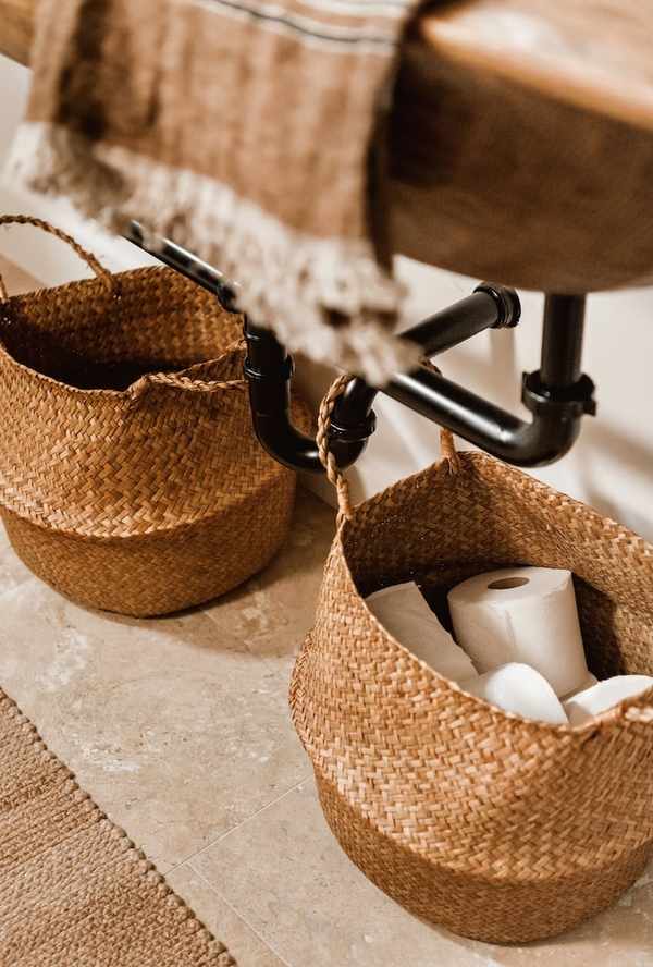 Stylish bathroom accessories